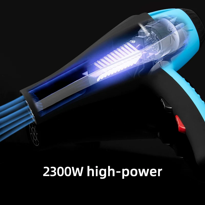  Pet hair dryer high powe blue clour r pulling and quick drying large silent dog bath blowing