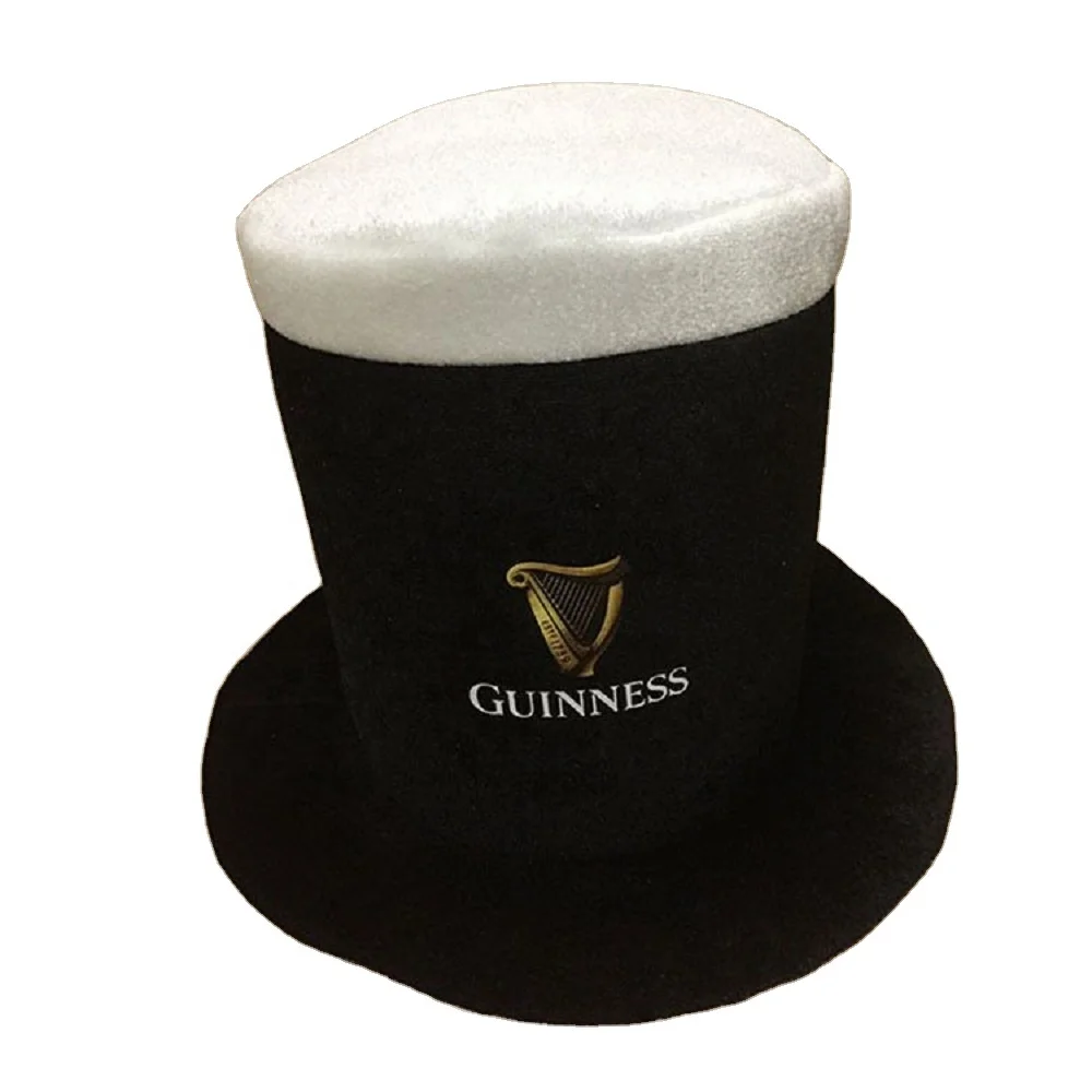  Пользовательские футбольные фанаты guinness шляпа для пивной вечеринки забавная сумасшедшая шапки из пенопласта