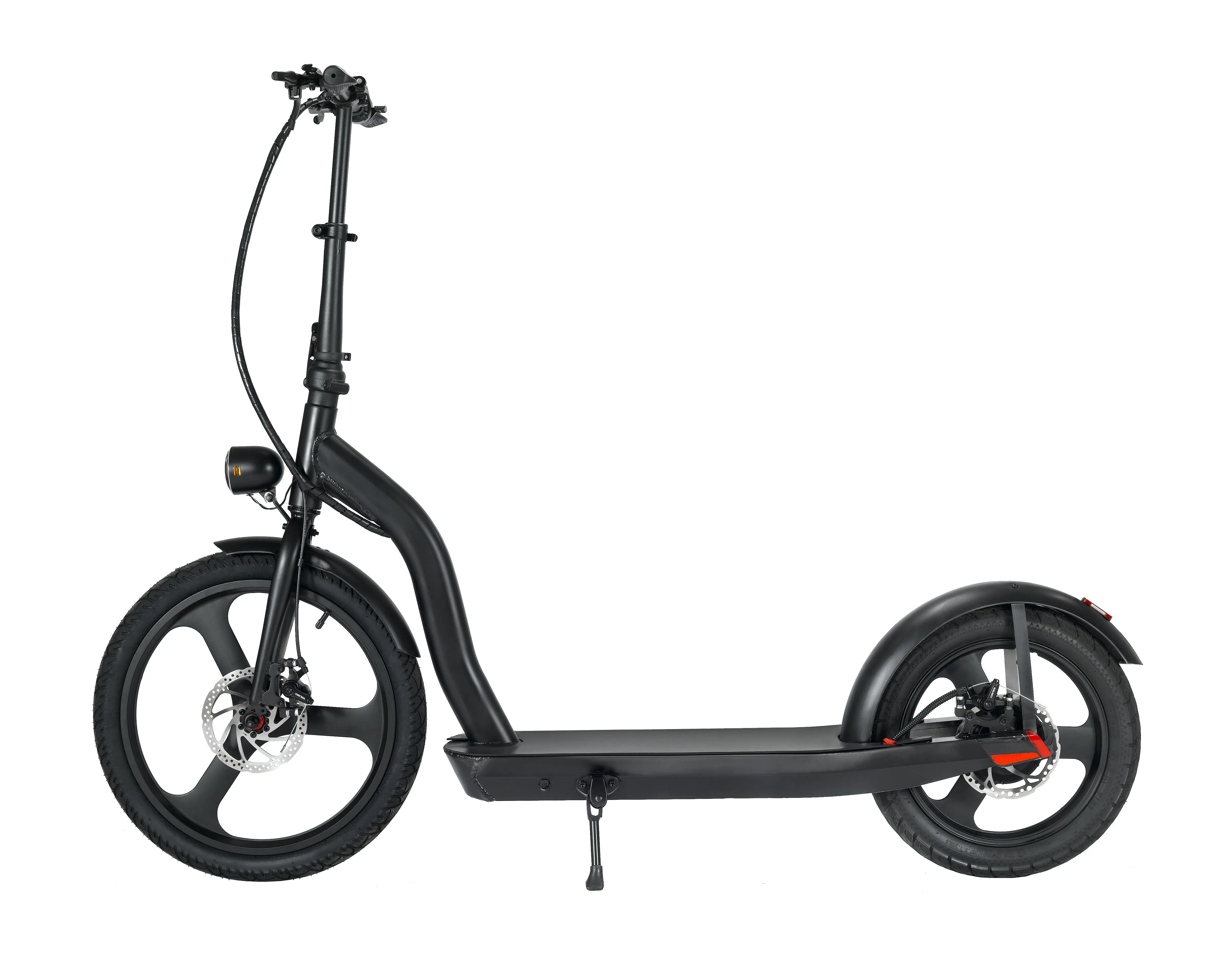 UL2272 Certificate 20 Inch Big Wheel Folding Electric Scooters 350W Motor Long Range rear 16inch