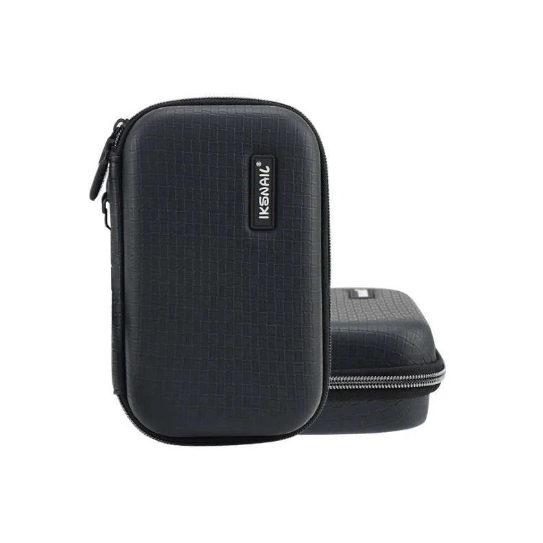 New Portable Travel Protective Fashion Simple Hard Shell Zipper Earphone Eva Case