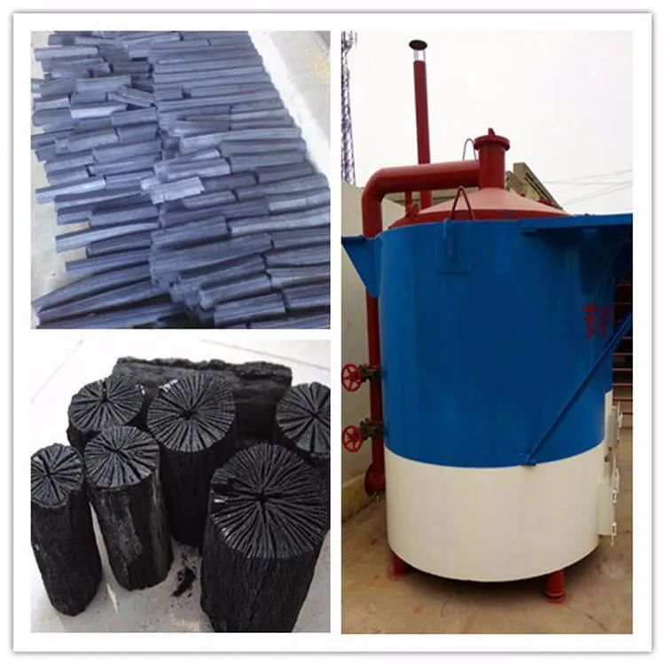 High Quality wood log charcoal making machine coconut shell carbonization machine sawdust wood charcoal carbonization furnace