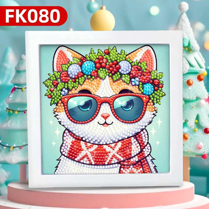 small size  Christmas cartoon dragon kids diamond painting kit round dots diamond art mosaic painting