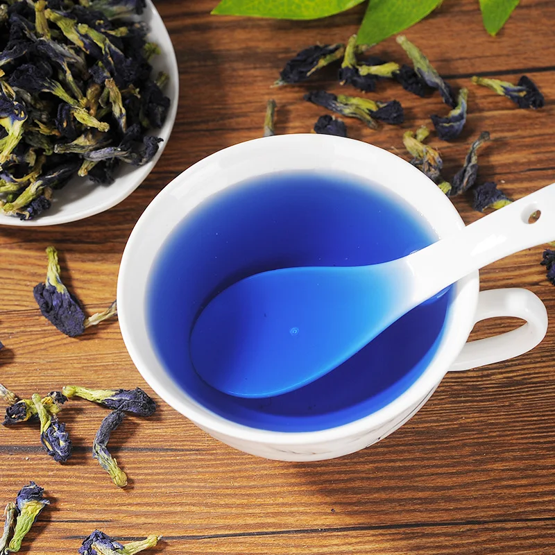 Best Selling Chinese Flower Blooming Tea Natural Blue Tea Dried Butterfly Pea Flower Tea