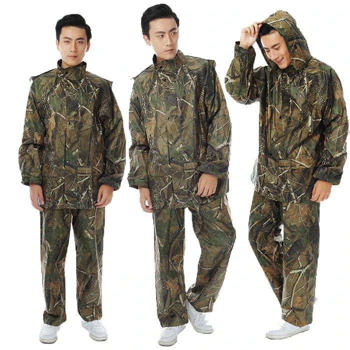 waterproof uniforms pants rainsuit men outdoor jacket raincoat set rain wear clothing for man fishing