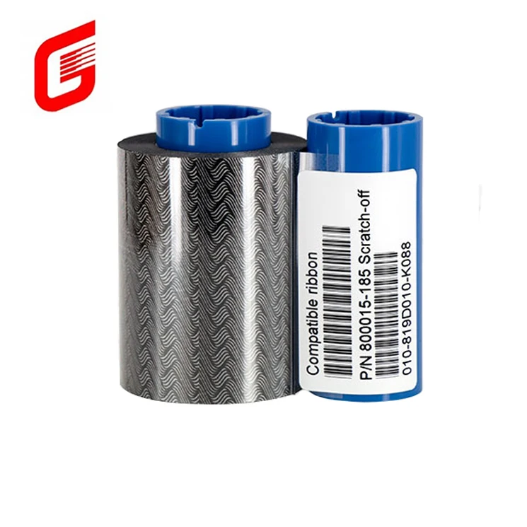 compatible 800015-185 gray zebra scratch off card printer ribbon