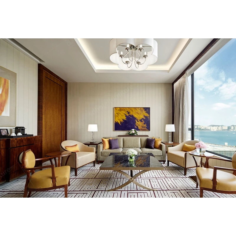 
Modern Custom Made Hotel Furniture Bedroom Set Luxury Design For Hilton Hotel 