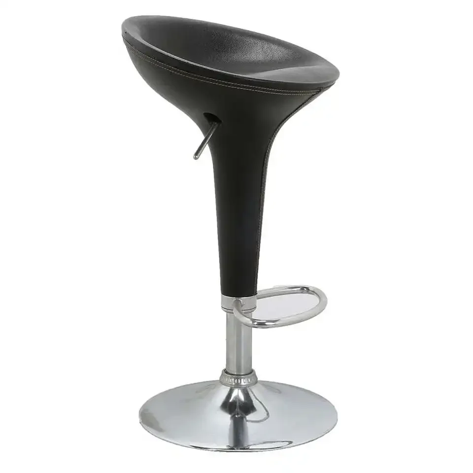 Adjustable Height Barstool Outdoor Modern Metal Black Rotating Plastic Bar Stool Bar Chairs