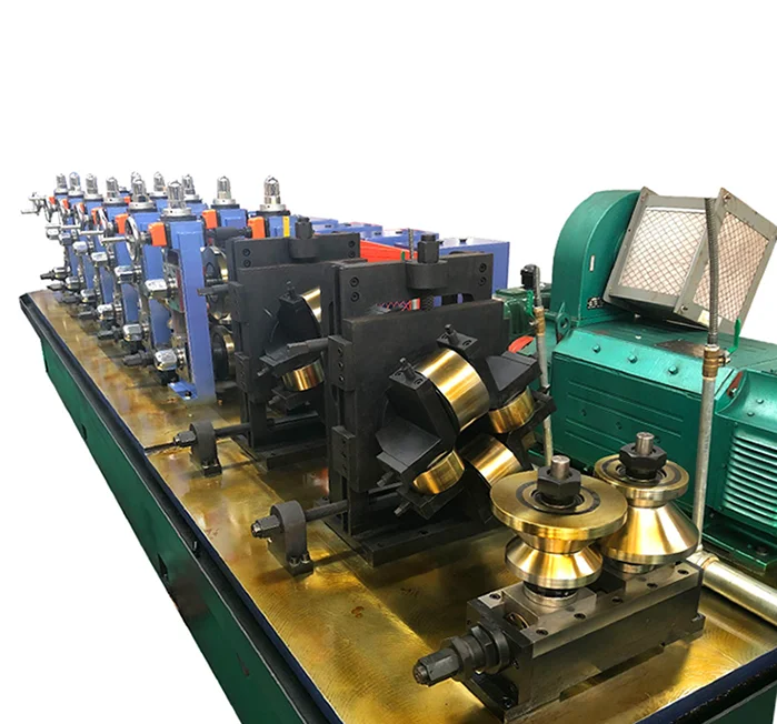 Made in China carbon steel precision erw square pipe production line