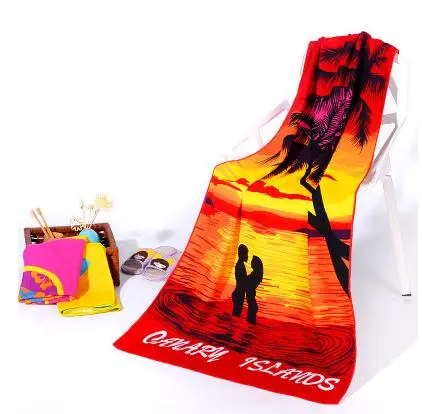 
40 x 70 extra large 400g printed microfiber indian beach towels for sublimation 