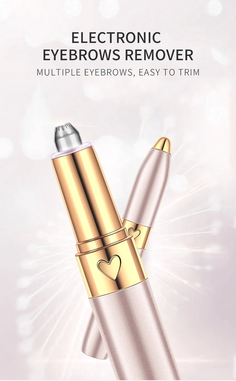 Hair Remover Tool Mini Electric Hair Remover Painless Safety Body Facial Neck Leg Epilator Electric Lady Women Eyebrow Shaver