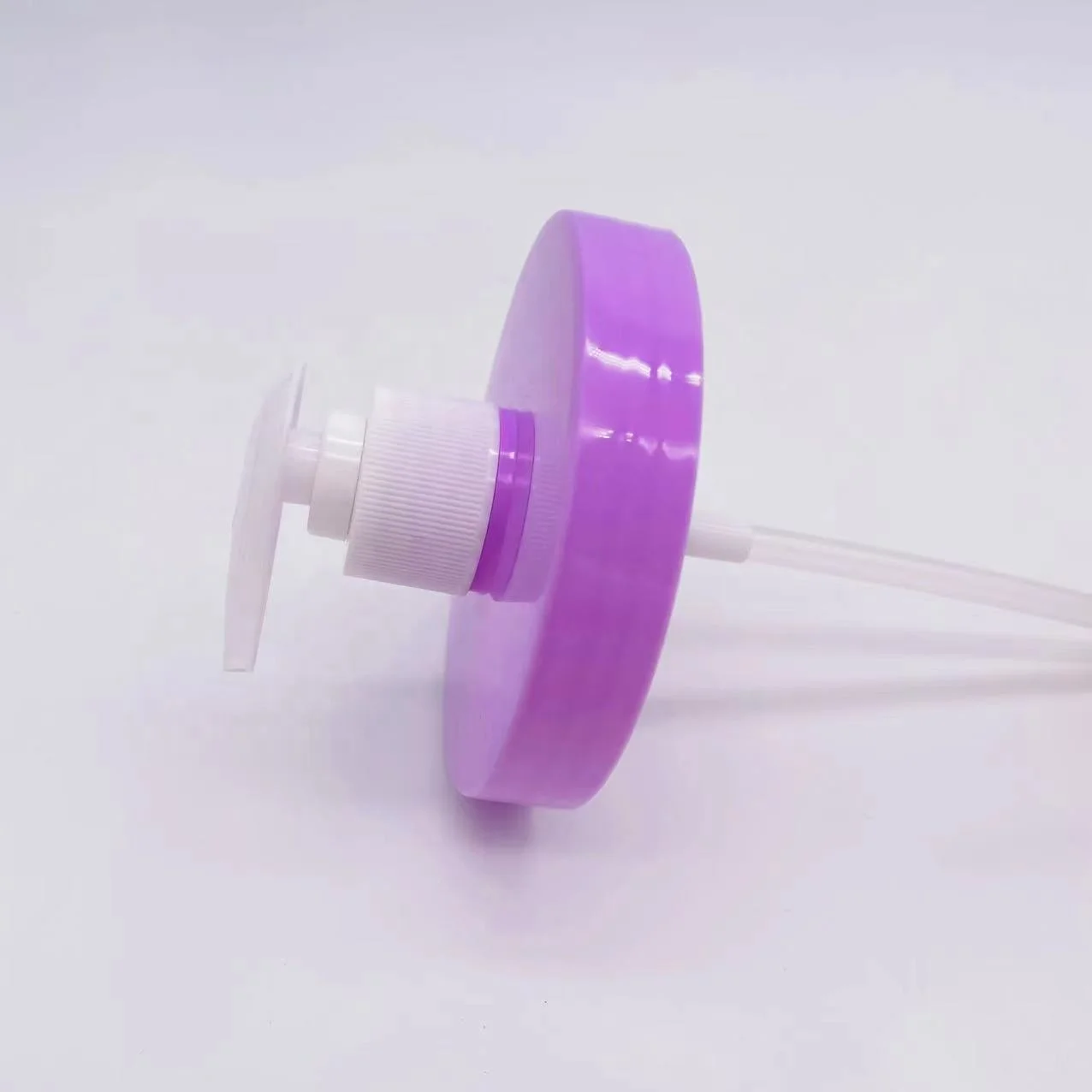 plastic packaging big mouth body lotion jar with pump 89mm neck size white lotion dispenser pump