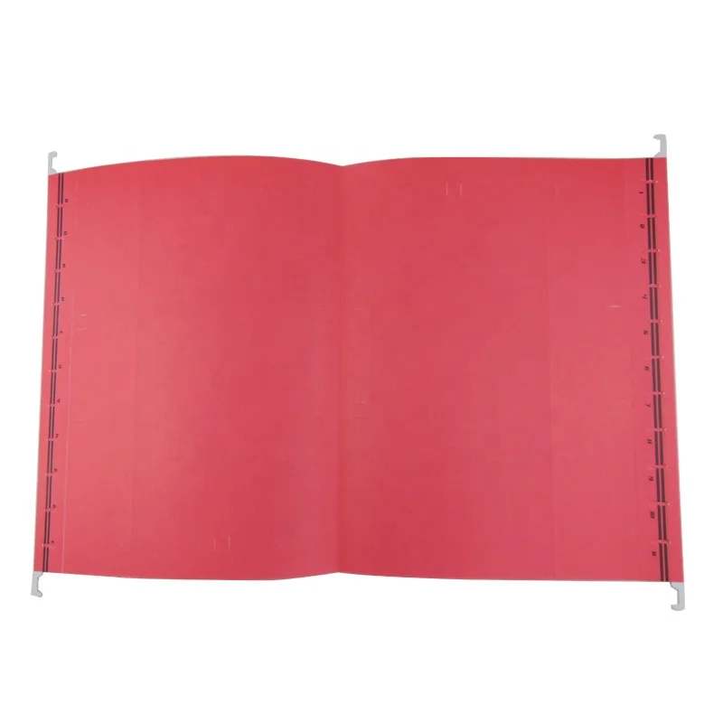 Eco-friendly and reusable customized a4 size paper suspension document classification holder