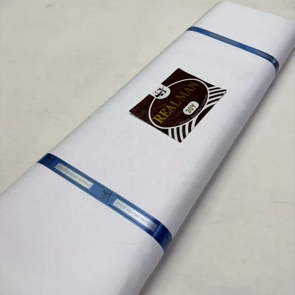 5Yards Nigerian Senator Wear Suit Fabric For Men Cloth Material 2024 African Shirt Clothes Cotton Material For Man Robe Garment