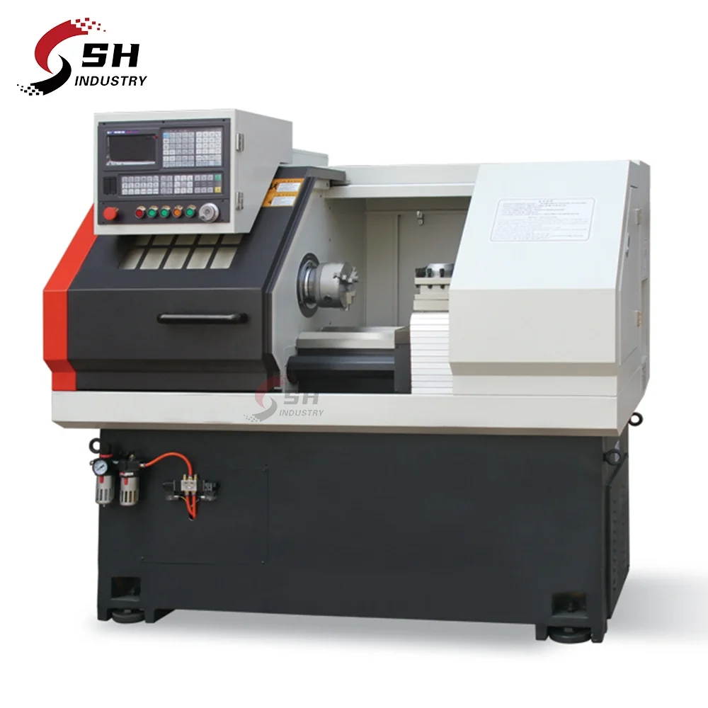 Torno CNC Machine Tools Ck6136 Ck6140 Ck6150  Horizontal Flat Bed Metal Precision CNC Lathe