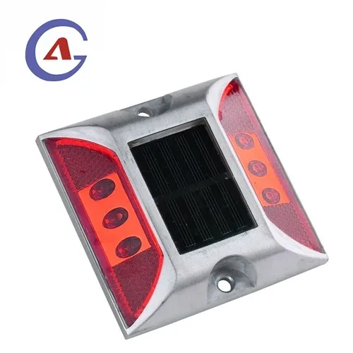 Flashing Light Led Driveway Markers Solar Aluminum Reflective Road Stud