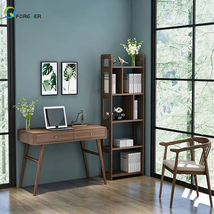  Bookcase wooden Solid Wood Desk Nordic Simple