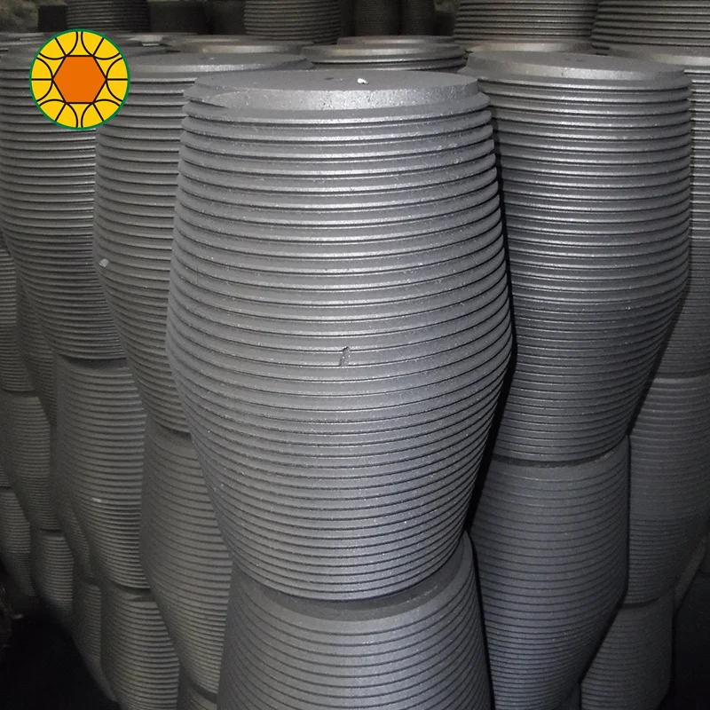 Small Steel Plant Ladle Furnace Graphite Electrode rp hp 4tpi 100 400mm 450 550