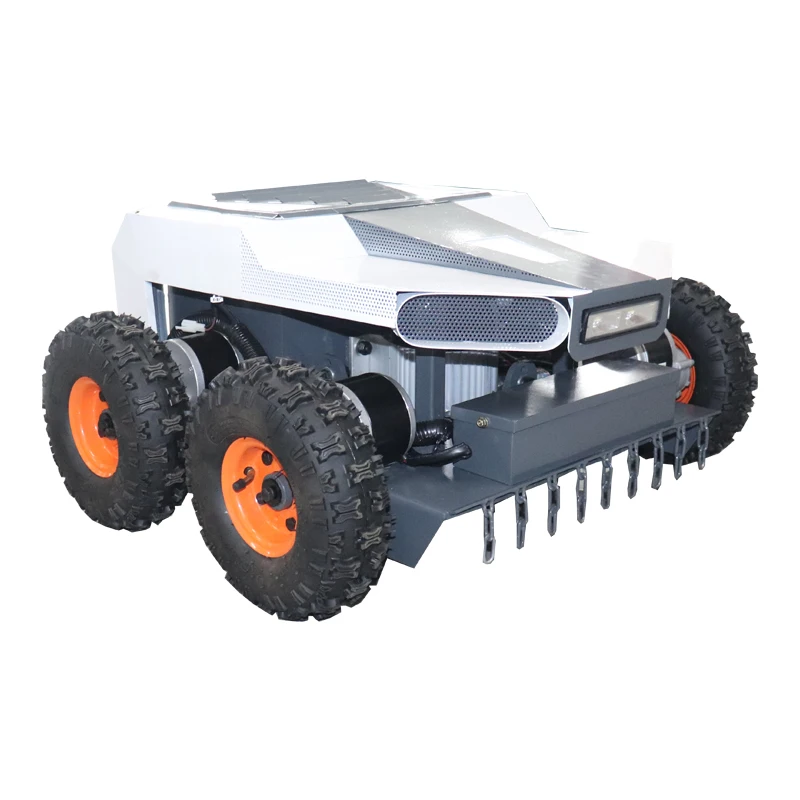 KEYU sell electric remote control artificial intelligence robot cordless lawn mower