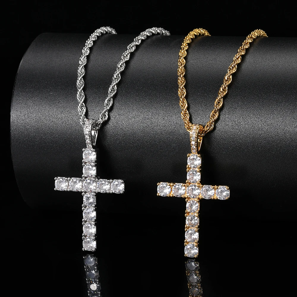 
Dropshipping Wholesale Holy Cross Pendant In Stainless Steel Mary Jerusalem Greek Italian Spanish Dubai 18k Gold Cross Pendant 