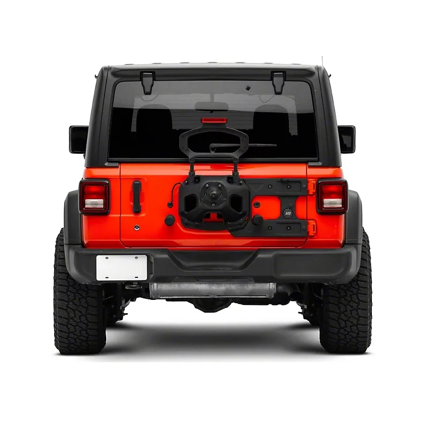 MP Concepts Tailgate Reinforcement and Oversize Spare Tire Carrier Mounting Bracket Kit for 2018-2022 Wrangler JL