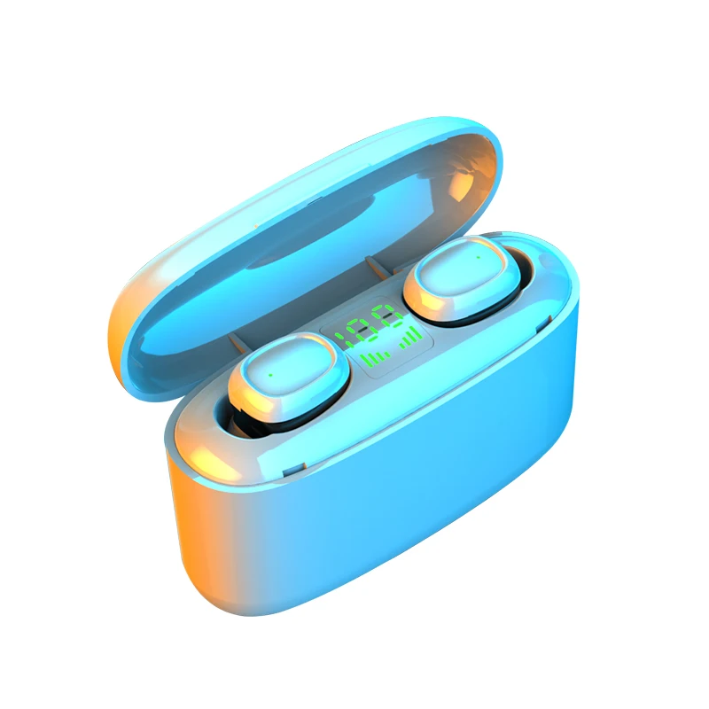 
3500mAh TWS G5S bt5.0 Wireless Touch Control Earphones LED Display TWS Sport Earbuds IPX7 Waterproof with Power Bank 