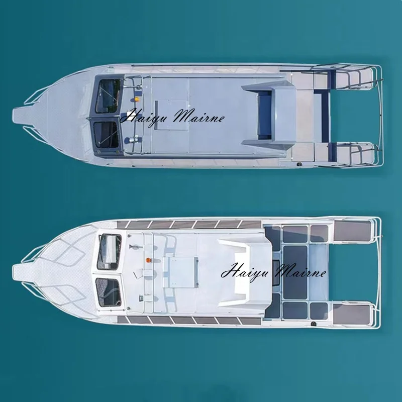 Aluminium alloy leisure travel luxury yacht with skylight