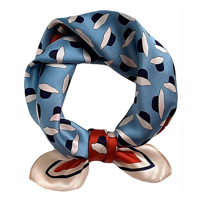 Luxury Women Silk Scarves Pure Silk Scarf Stylish Ladies Hair Square Silk Scarf