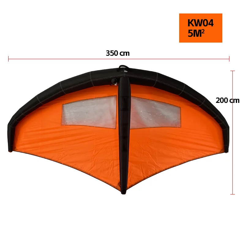 New Design Kitesurfing Set 110L & 140L Inflatable Surf Kite Wing Foil and Aluminum Carbon Hydrofoil Board Factory Price