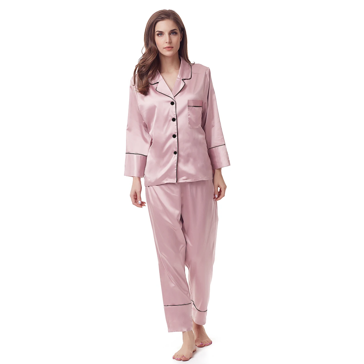 Factory Pajamas Bridal Night Wear Silk pajama