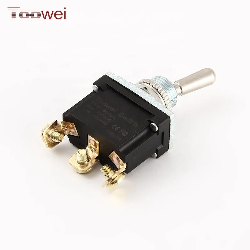 Profession wholesale ON-OFF-ON screw terminal RoHS simple installation toggle switch