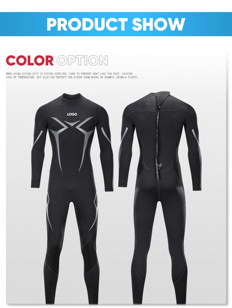 3mm green tuta neoprene acqua neoprene freedive clothes men free wet suit for zip maillot de bain haut gamme wetsuit