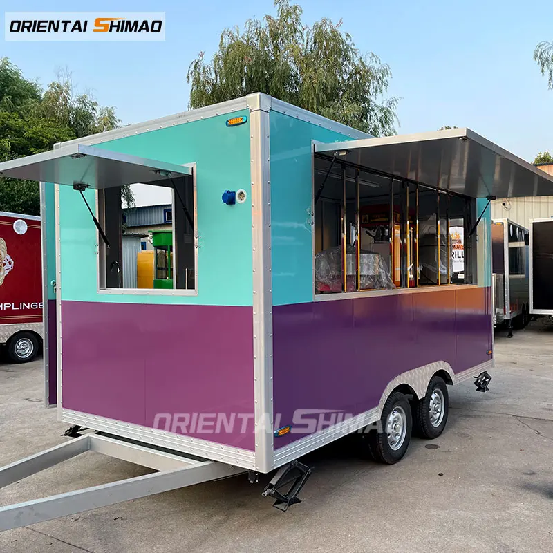 Лидер продаж в Китае Передвижной Прицеп-тележка для мороженого Новая Зеландия