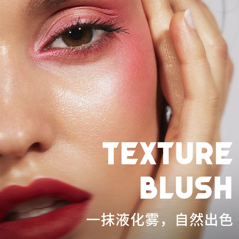 Wholesale Cosmetics Private Logo Liquid Blusher Moisturizing Long Lasting Cosmetics Waterproof Face Beauty Makeup Beauty