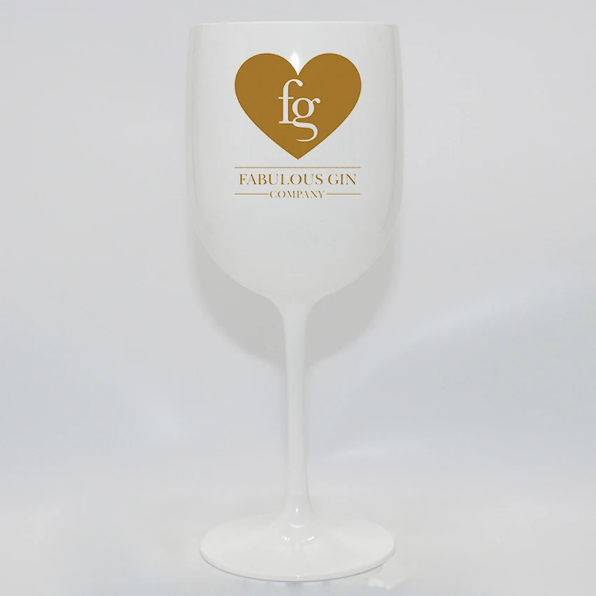 China manufacture high quality simple plastic champagne glass popular colorful customized wine glass