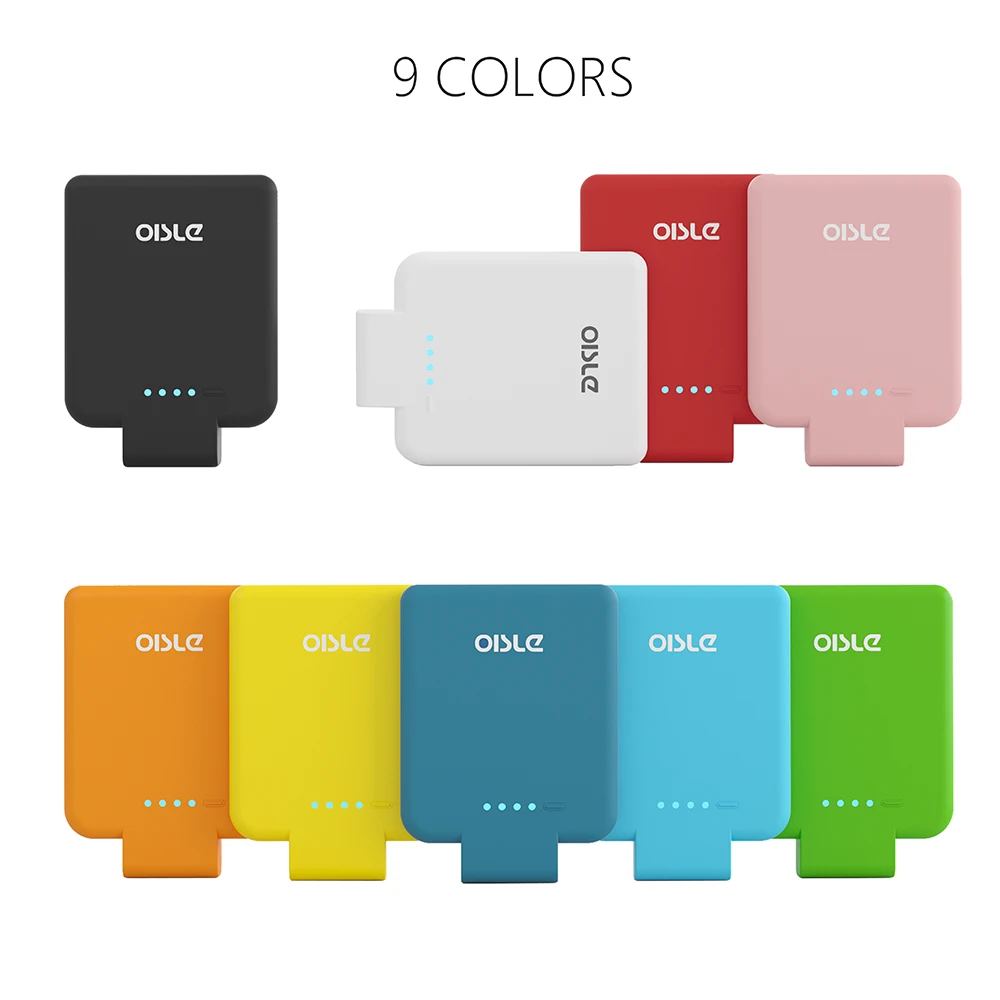 OISLE Custom External Phone Charger Ultra Thin Battery Bank Smart Battery Case