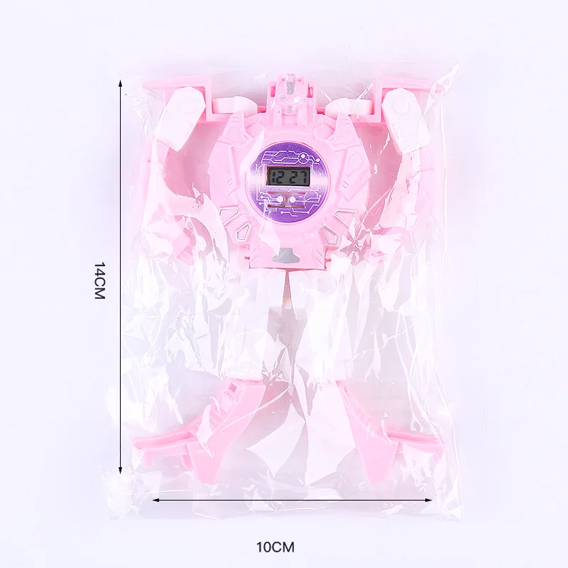 New arrival Deformation Watch Children Electronic Wristwatch Robots Transformation Creative Cartoon  Gift Small Toys For Kids