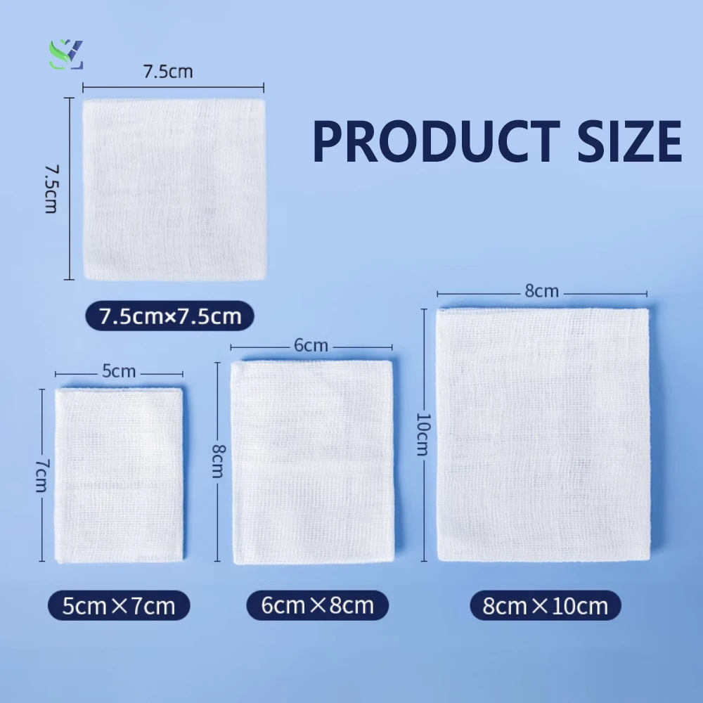 SZ Best Selling Gauze Swab Paraffin Impregnated Wound Dressing Sterile Medical Gauze Dressing