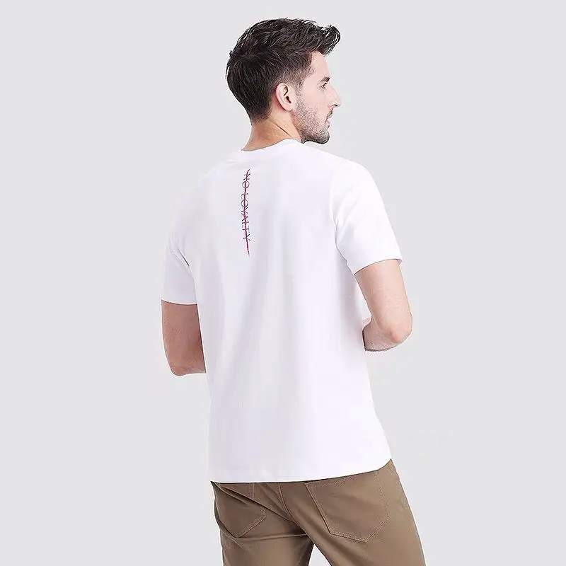 Vedo T-Shirt Dropshipping Wholesale Custom Logo 65% Cotton Polyester Blend Hoodies Men Long Sleeve T Shirt With Facemask