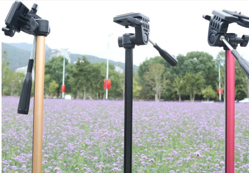 
Professional Black Aluminium Tripod 140cm/170cm 3366 Tripod Stand for Digital Camera DSLR Smart Phone Mobile Phone 