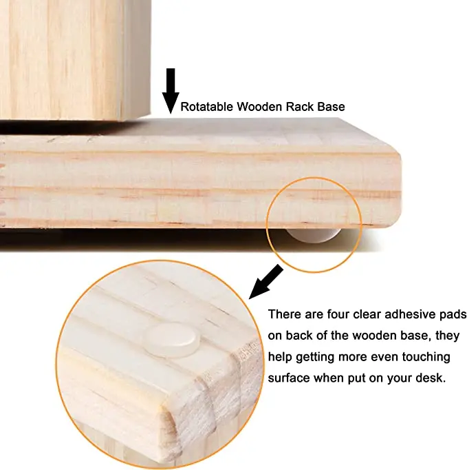 84 Spools (DIY to be 93 Spools) 360 Fully Rotating Wooden Thread Rack/Thread Holder Organizer for Sewing Quilting, Embroidery