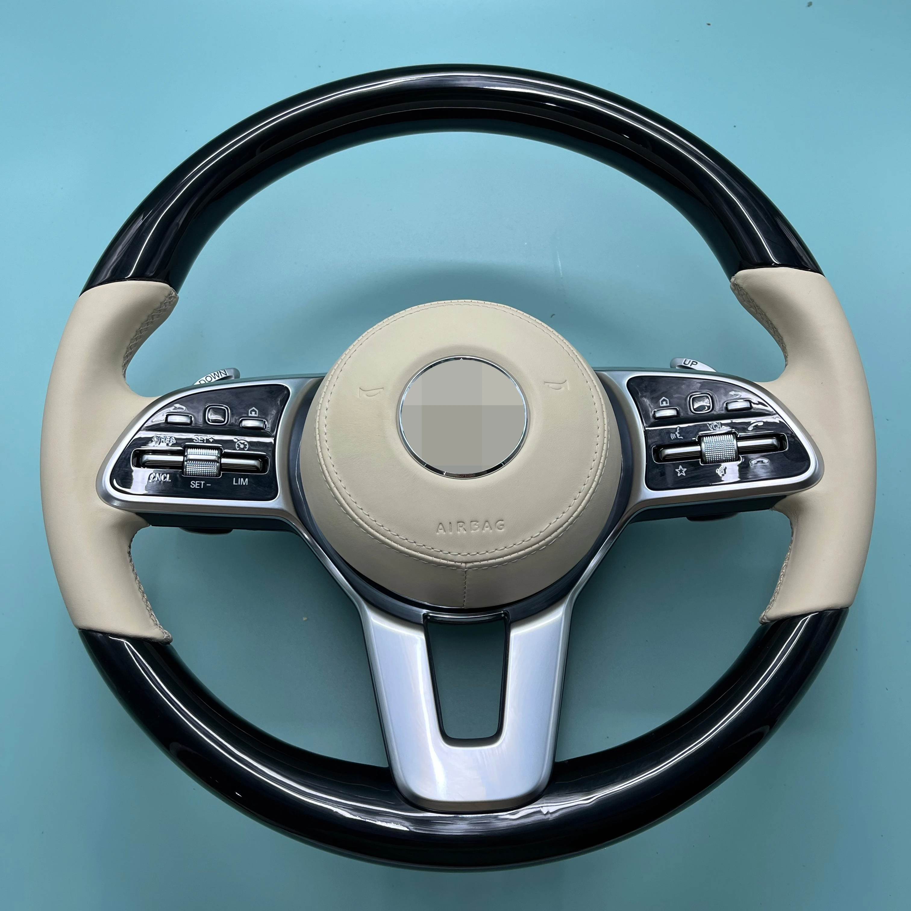 Suitable for Mercedes-Benz W205C63 W213 E63 GLCW463 AMG 809 carbon fiber steering wheel, other customizable