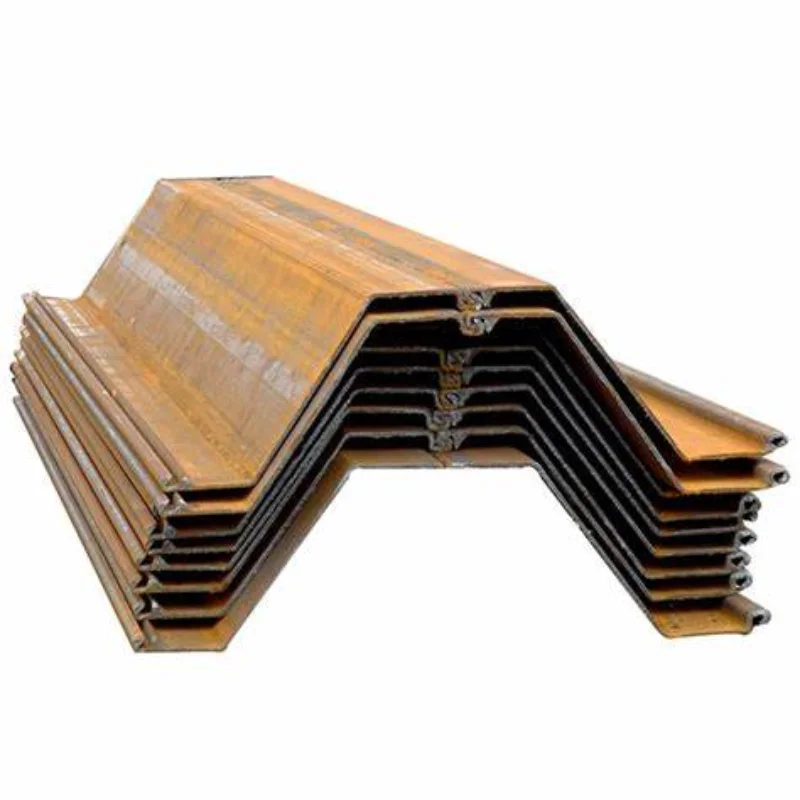 Zhenxuan High Quality 6m 12m Sheet Piling Cold Formed U Shape Steel Sheet Pile For Building Carbon Sheet Pile