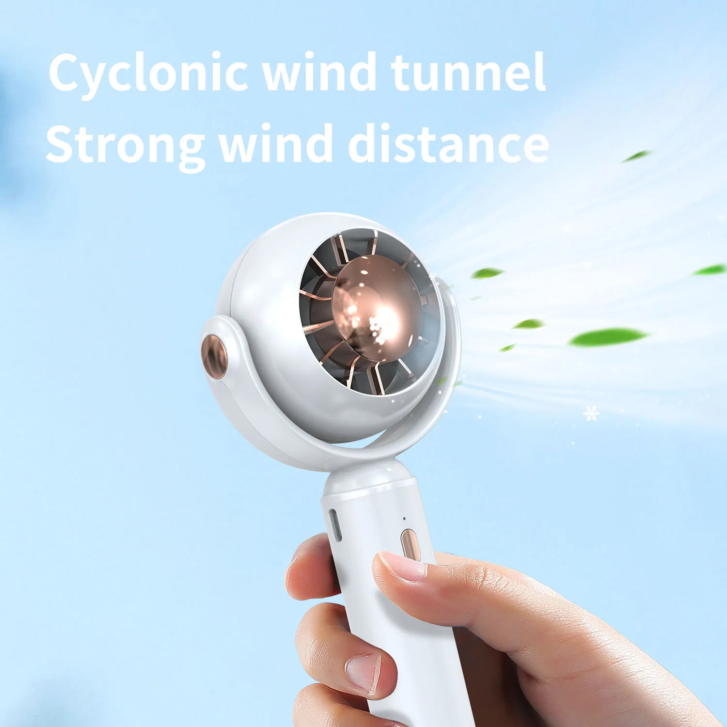Factory Wholesale 1200mAh  portable mini pocket fan  High speed mini fans portable bldc rechargeable small fans