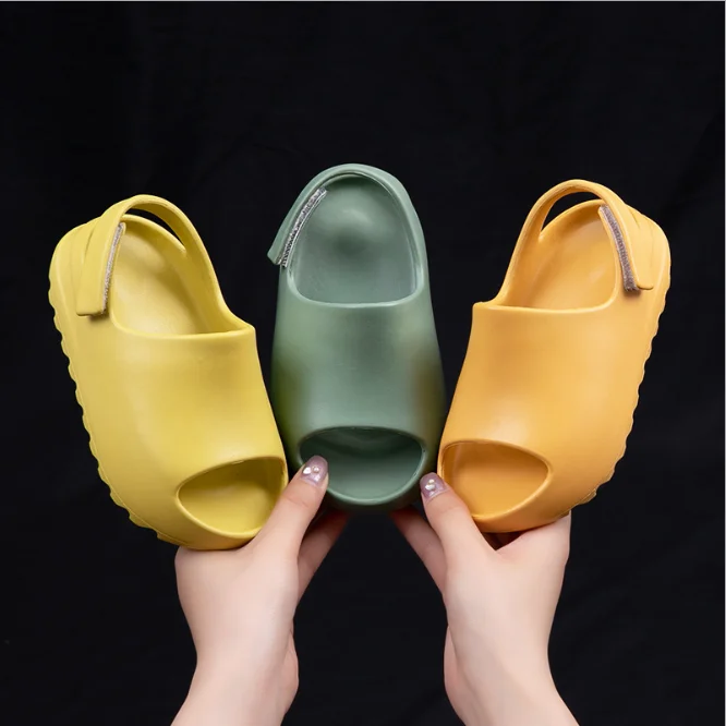 
Factory kids unisex sandals kids designers sandals slide for kids children girl casual sandals hook-look 