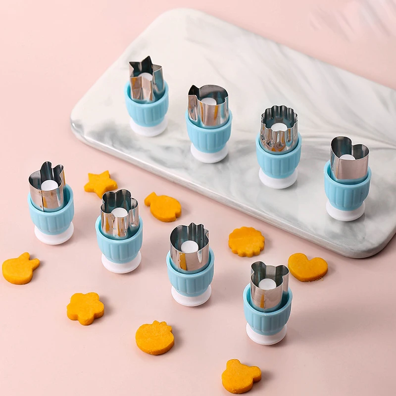 Sandwich Cutter Shape Set For Kids Vegetable Fruit DIY Cutter Coupr-Friuts Press Release Cutters Set Fruit Cookies Stamps Mold