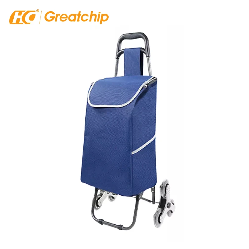 Folding shopping trolleysVegetable Food Hand Push Supermarket Cart