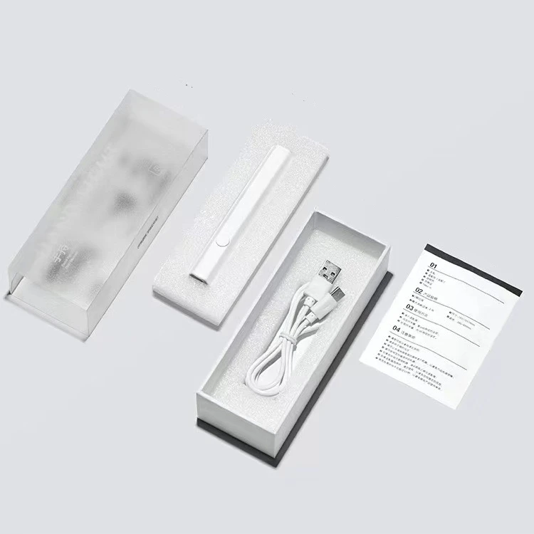 MyBeautyNails Wholesales OEM Private Label Gel X Tip Extension Portable Cordless Rechargeable Mini UV LED Flash Cure Light