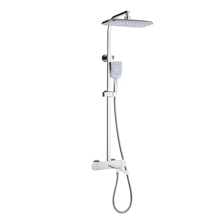 
Квадратный дождевой Душ для ванной комнаты душевая колонна кран с насадки для душа 