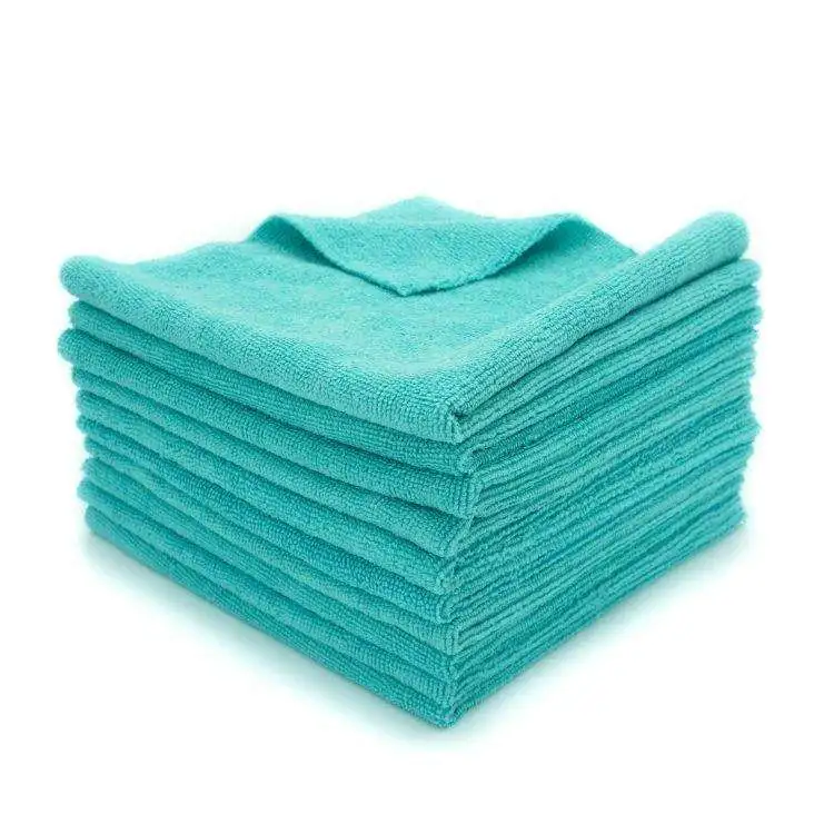 Wholesale 40*40cm Edgeless Microfiber Cloth Car Wash Cleaning Towels 80% Polyester 20% Polyamide Car Rags Car Microfiber Towel