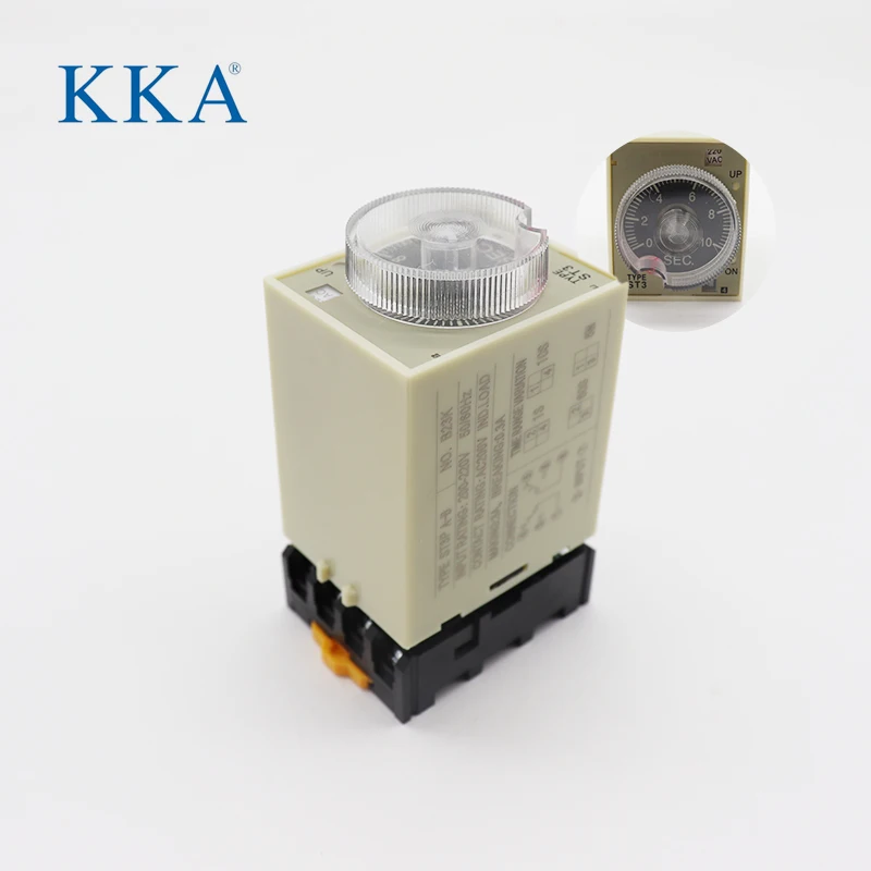 ST3P JSZ3 Electronic Timer Relay, 8 Pins Time Delay on Relay